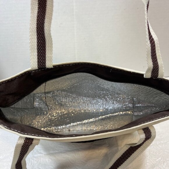 Hilton Grand Vacations Soft Mini Zip Cooler Beach Lunch Tote Bag 9"x5"x7.5" - Picture 4 of 10